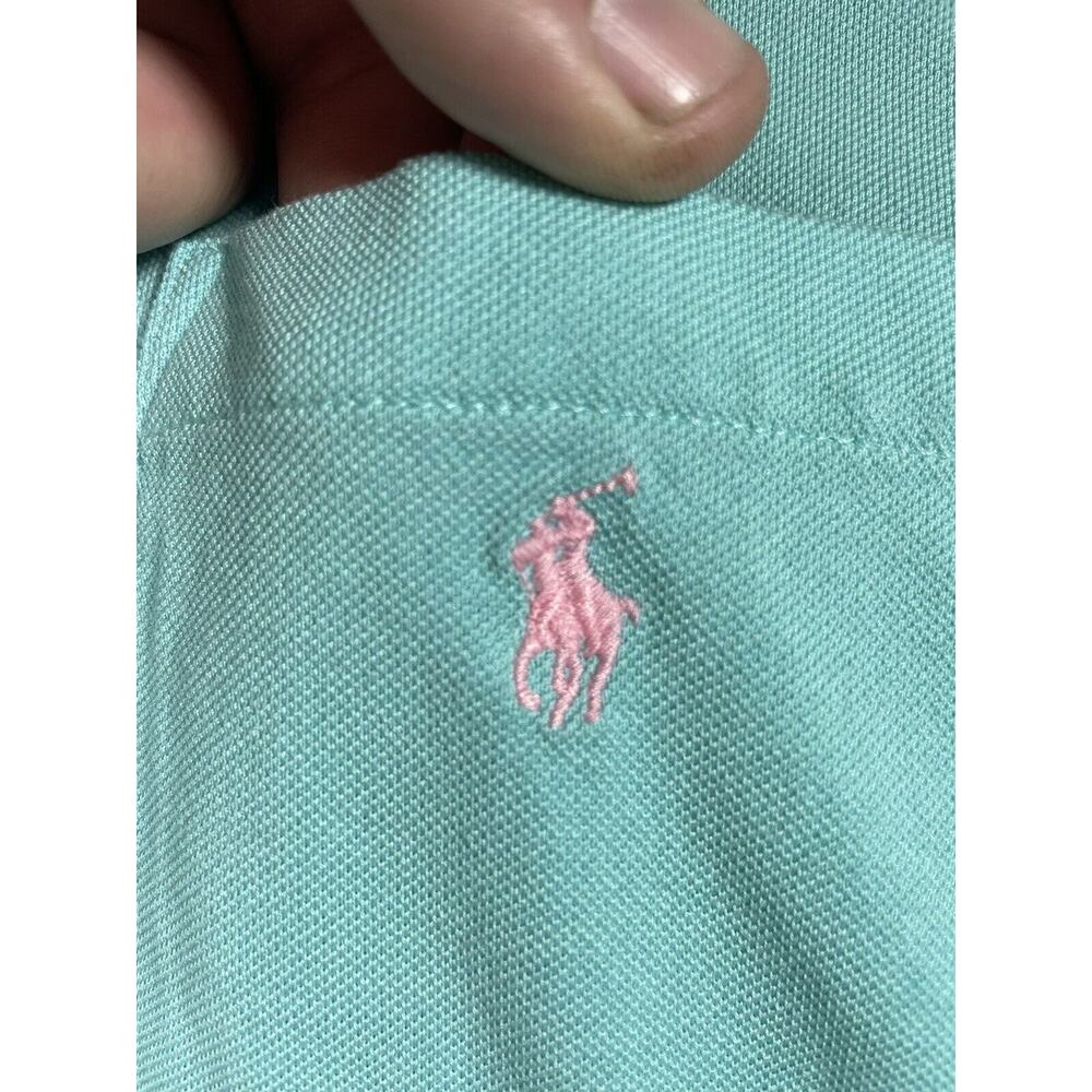 Polo Ralph Lauren Golf Fit Polo Shirt Men's XL Blue Pink Trim Short Sleeve - Picture 5 of 12